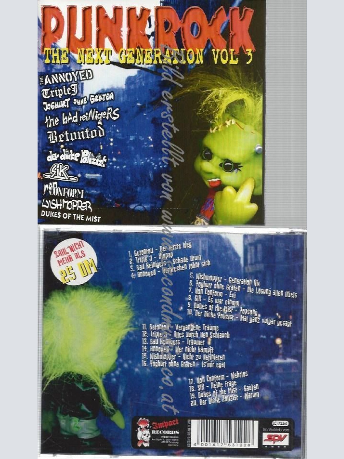 CD--THE NEXT GENERATION / VARIOUS--PUNKROCK 3