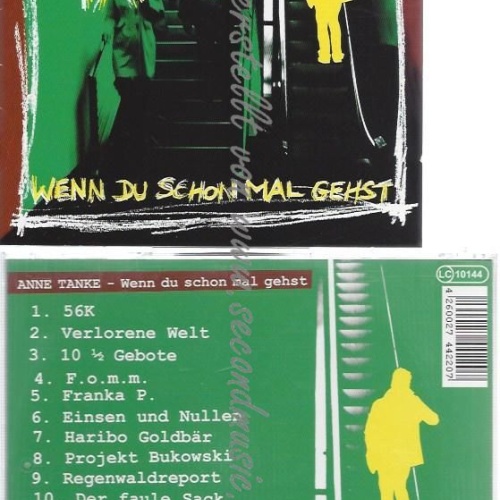 CD--WENN DU SCHONMAL GEHST--ANNE TANKE | CD