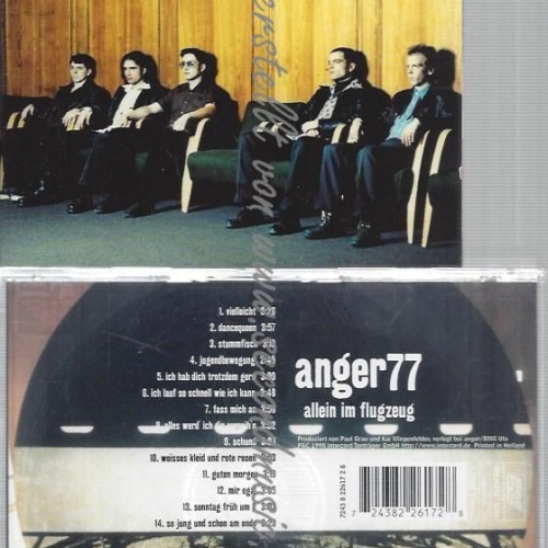 CD--ANGER 77 --ALLEIN IM FLUGZEUG