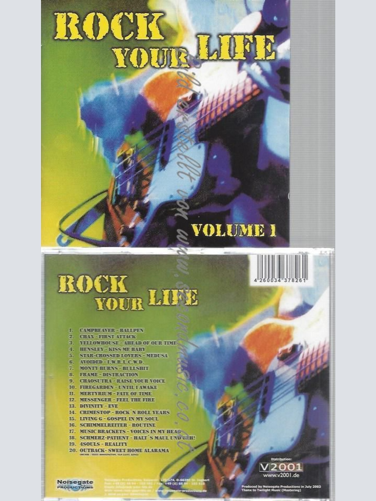 CD--VARIOUS--ROCK YOUR LIFE-VOL.1
