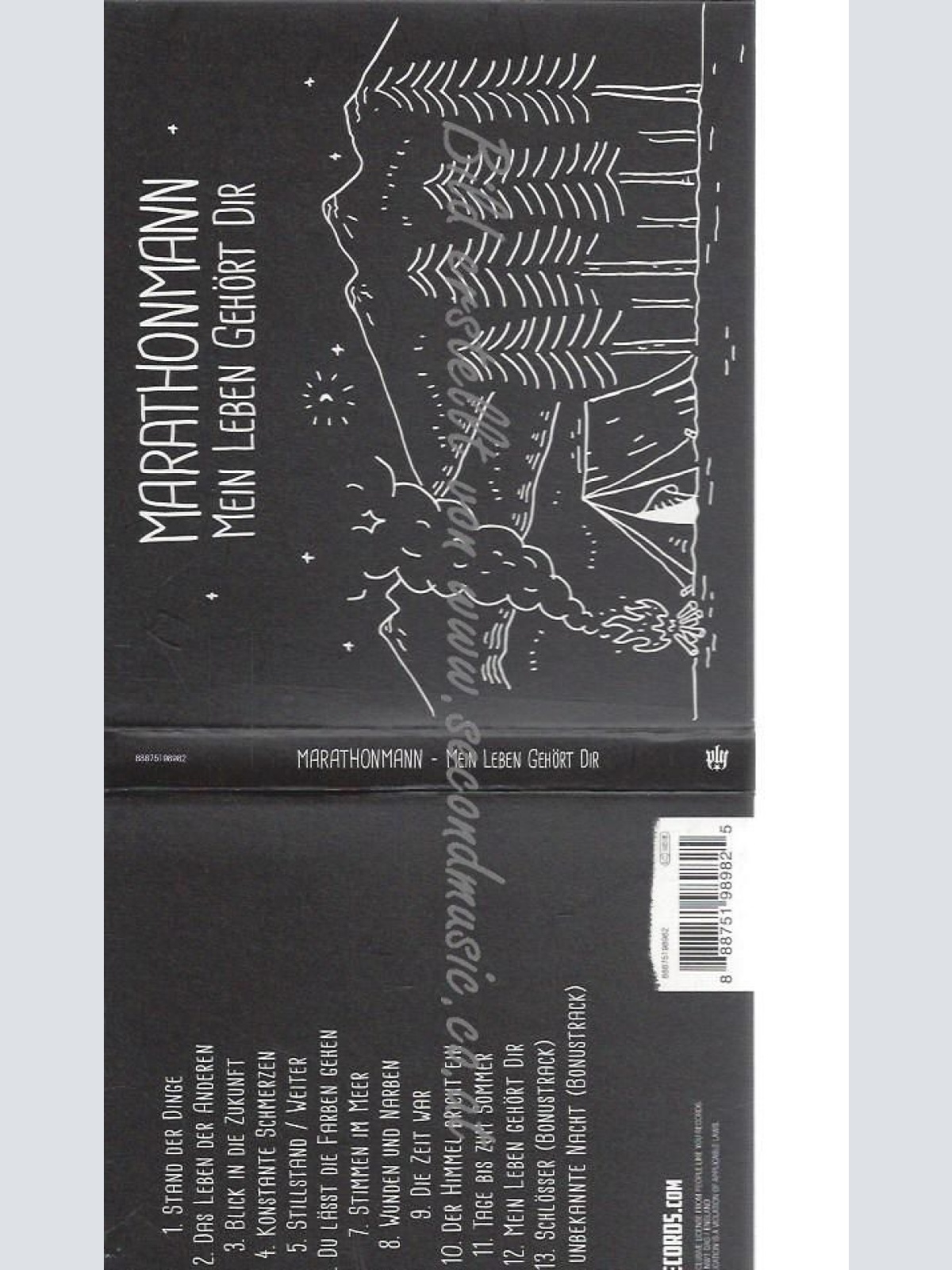 CD--MARATHONMANN--MEIN LEBEN GEHÖRT DIR