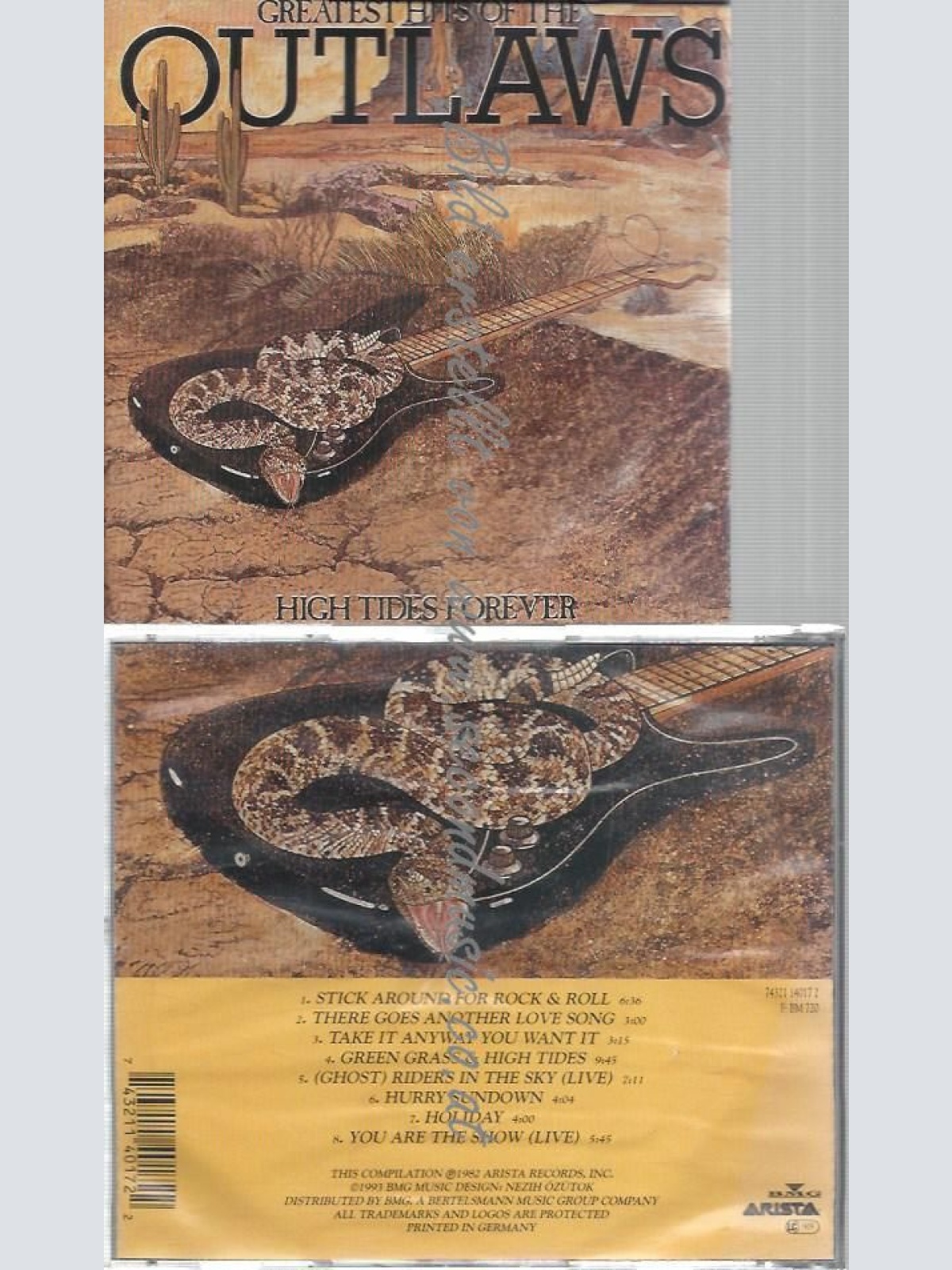 CD--HIGH TIDES FOREVER | ORIGINAL RECORDING REMASTERED/ OUTLAWS--GREATEST HITS