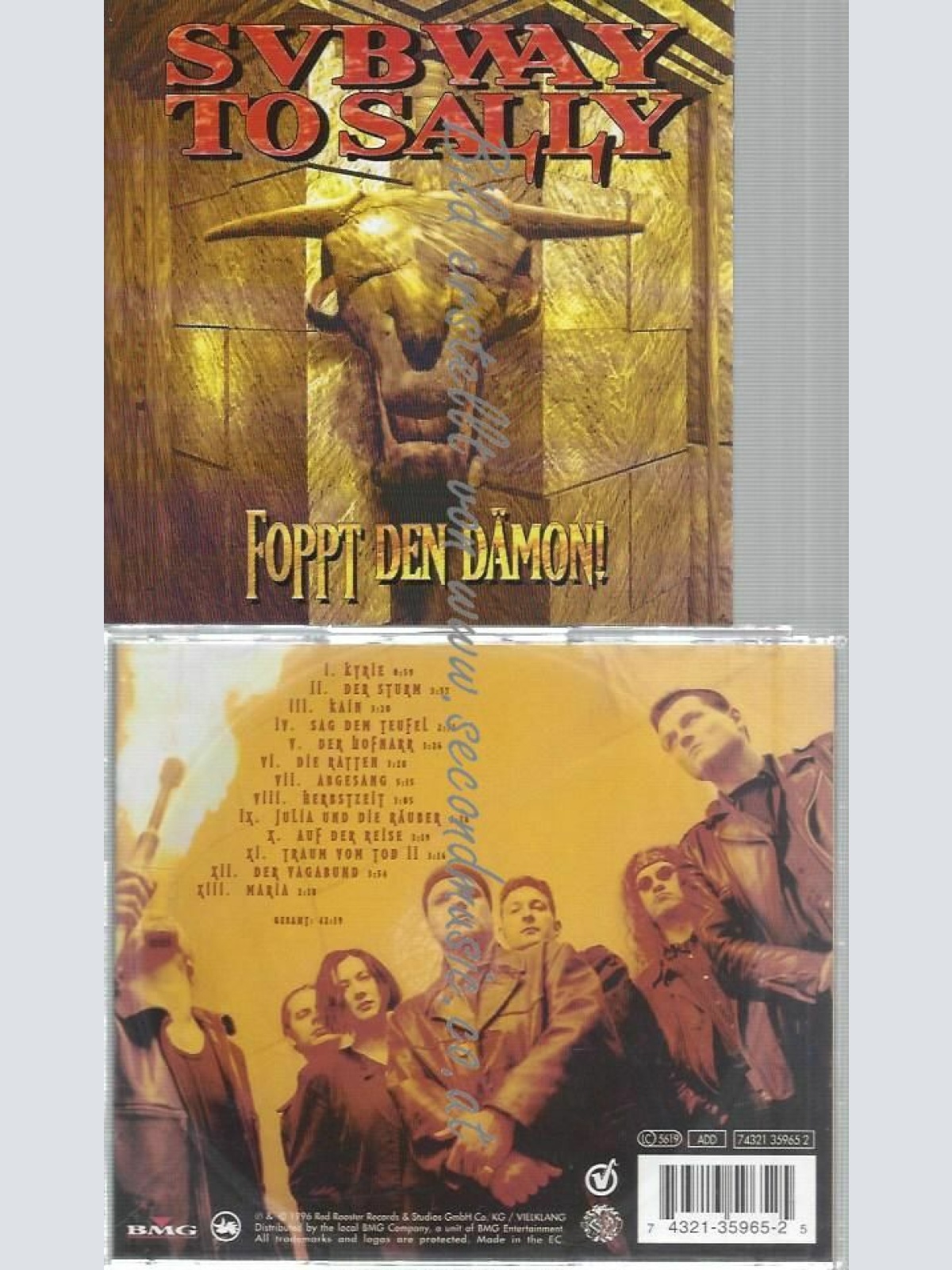 CD--SUBWAY TO SALLY--FOPPT DEN DÄMON