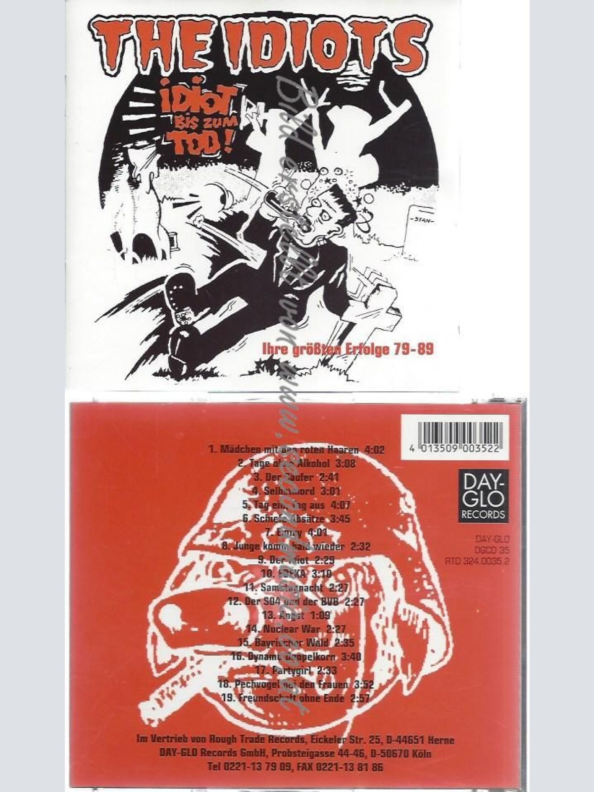CD--IDIOTS,THE--IDIOT BIS ZUM TOD ---