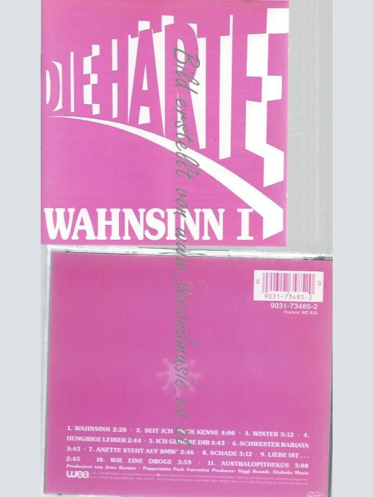 CD--DIE HÄRTE--WAHNSINN I --