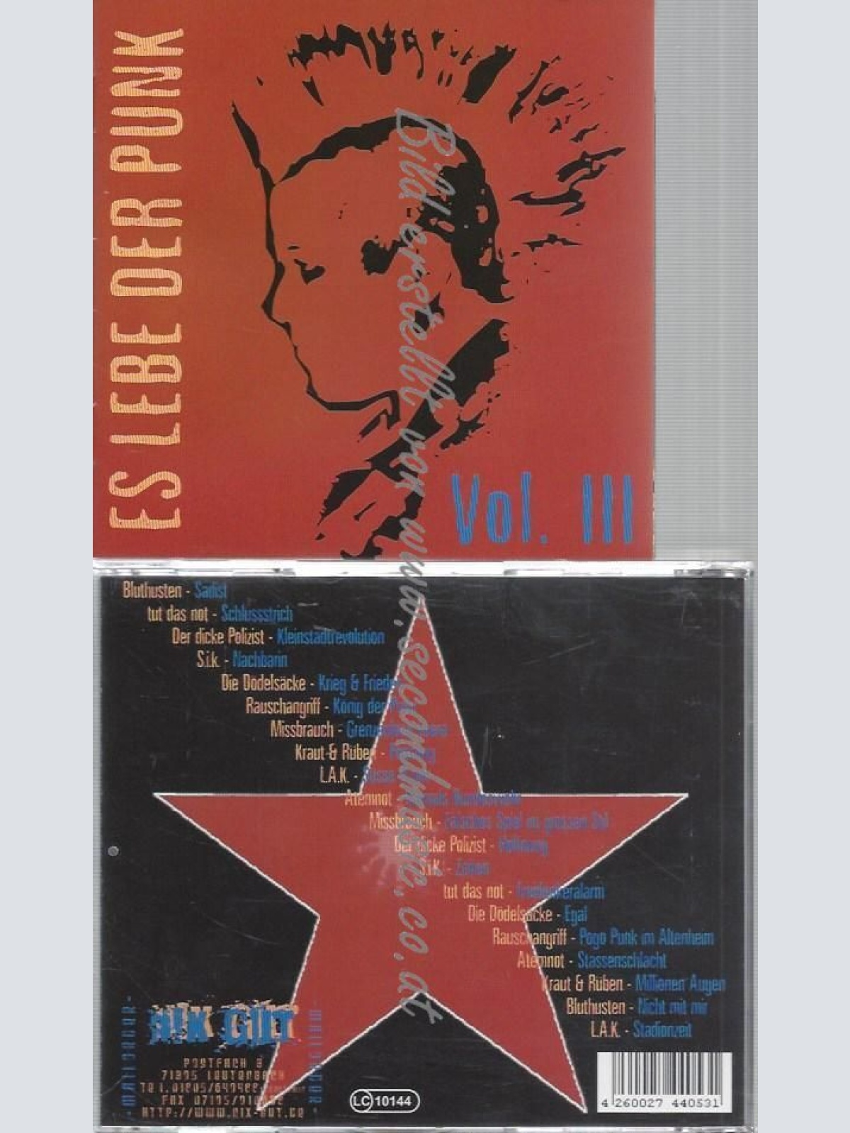 CD--VARIOUS--ES LEBE DER PUNK VOL.3