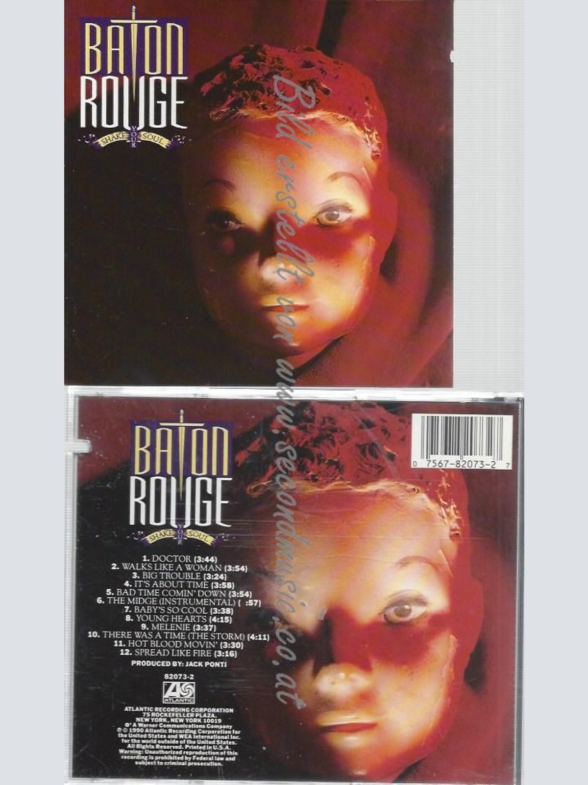 CD--BATON ROUGE--SHAKE YOUR SOUL // CUTOUT  // US