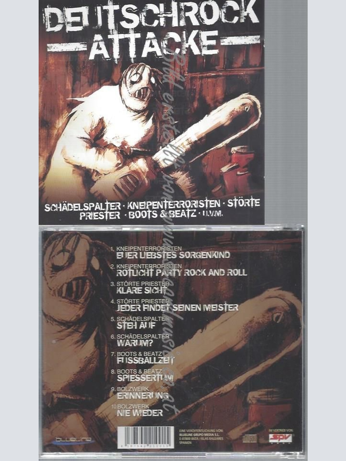 CD--VARIOUS--DEUTSCHROCK ATTACKE