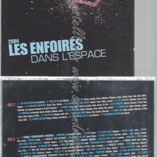 CD--LES ENFOIRES--LES ENFOIRES DANS L'ESPACE | DOPPEL-CD