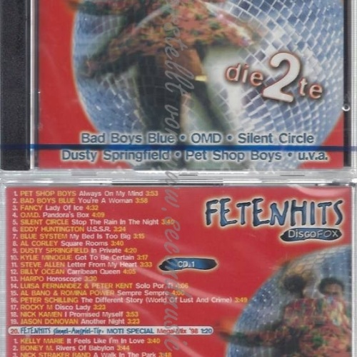 CD-NM-SEALED-VARIOUS -1998- - DOPPEL-CD -- FETENHITS - DISCOFOX DIE 2TE