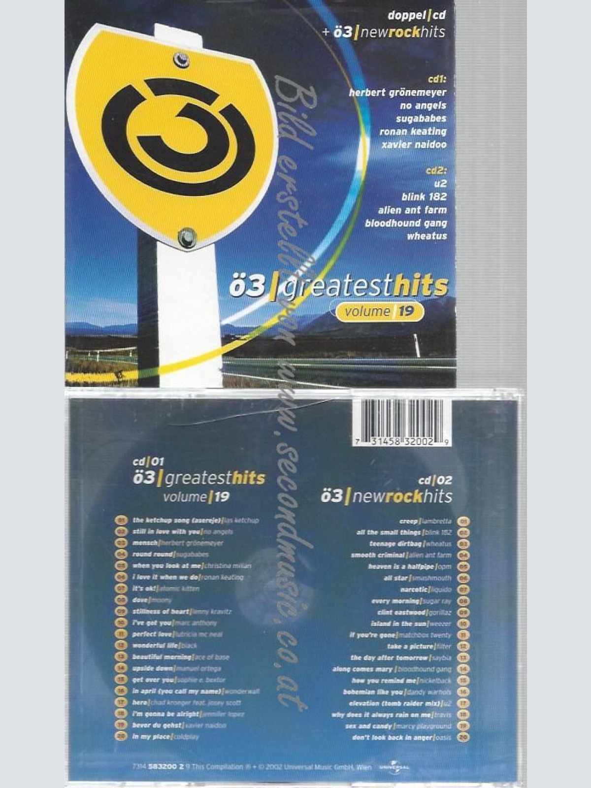 CD--DIVERSE POP--OE3 GREATEST HITS  | DOPPEL-CD 19