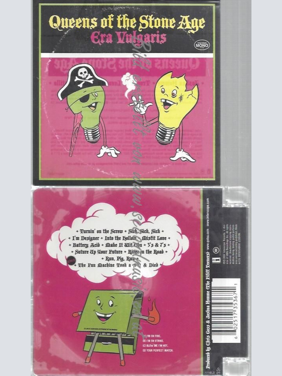 CD--QUEENS  OF TH ESTONE AGE --ERA VULGARIS