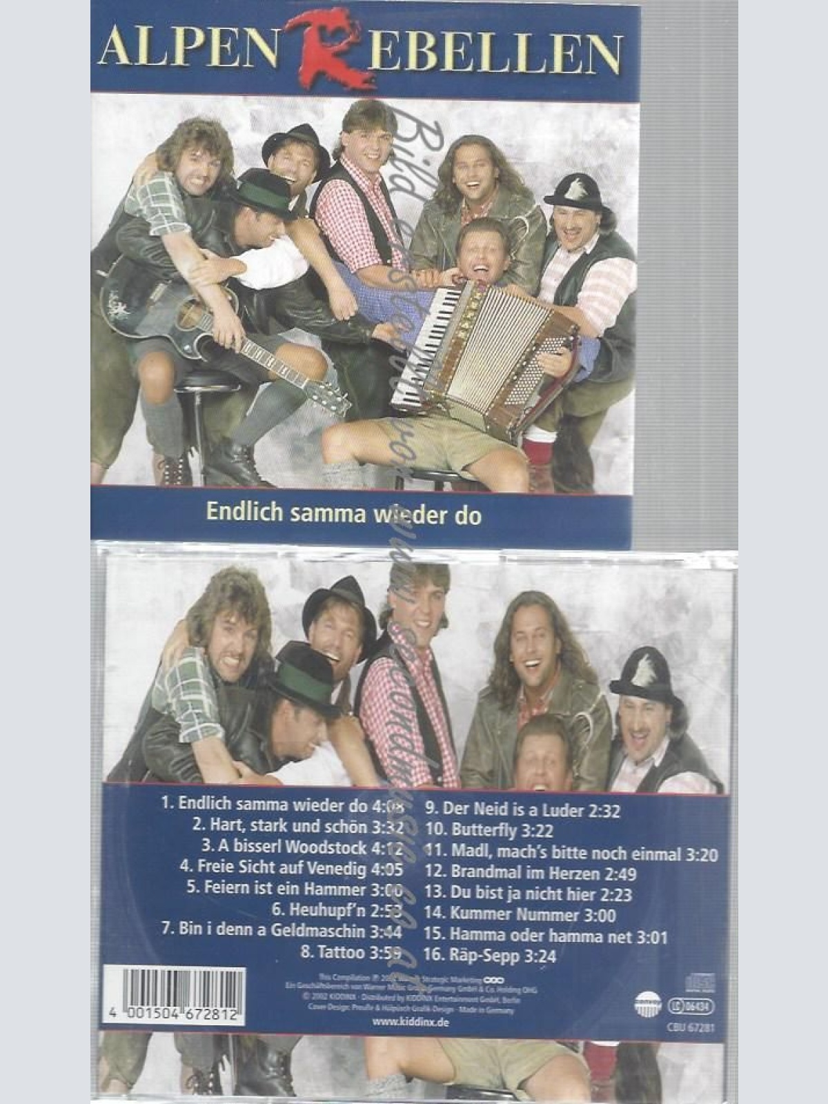 CD--ALPENREBELLEN--ENDLICH SAMMA WIEDER DO