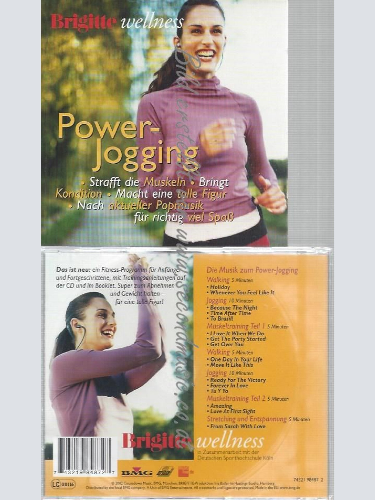 CD--VARIOUS--BRIGITTE POWER JOGGING