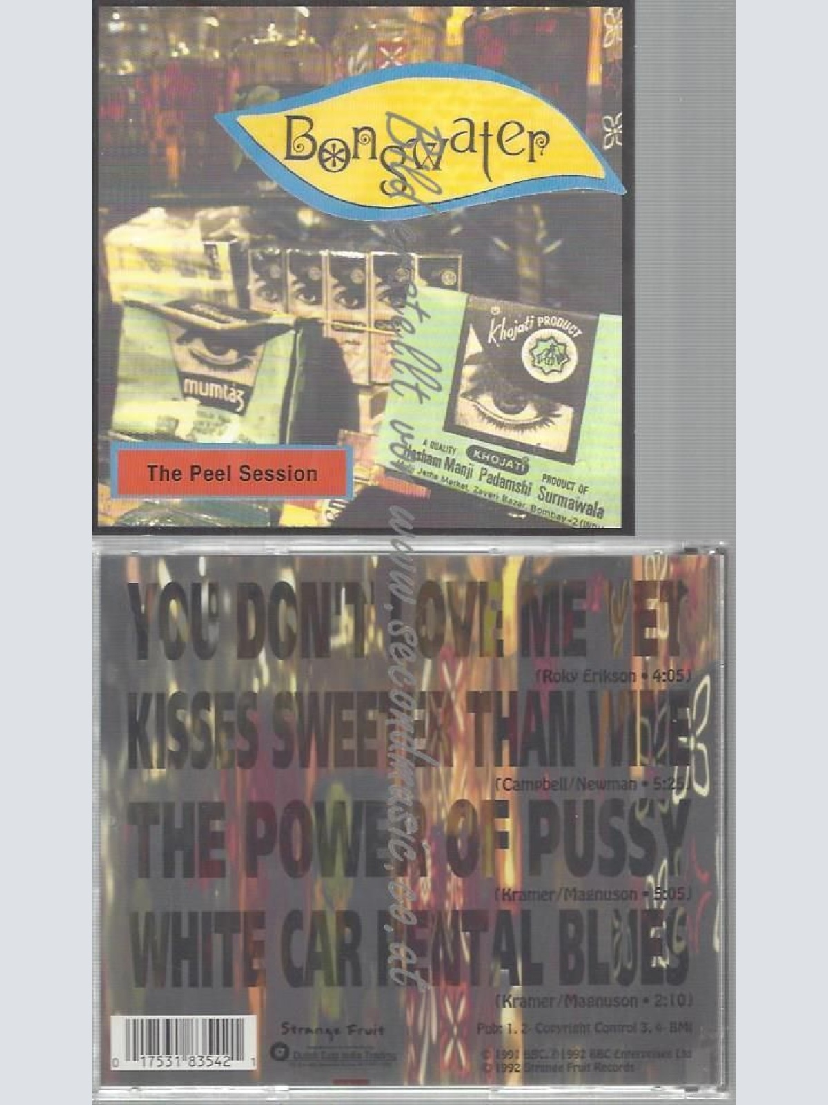 CD--BONGWATER--PEEL SESSION |