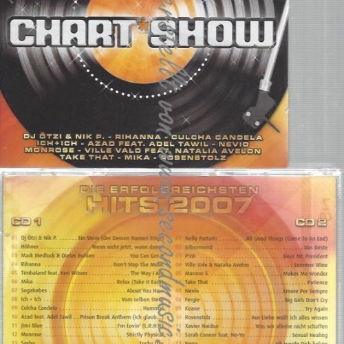 CD--VARIOUS ARTISTS--DIE ULTIMATIVE CHARTSHOW 2007- HITS  | DOPPEL-CD