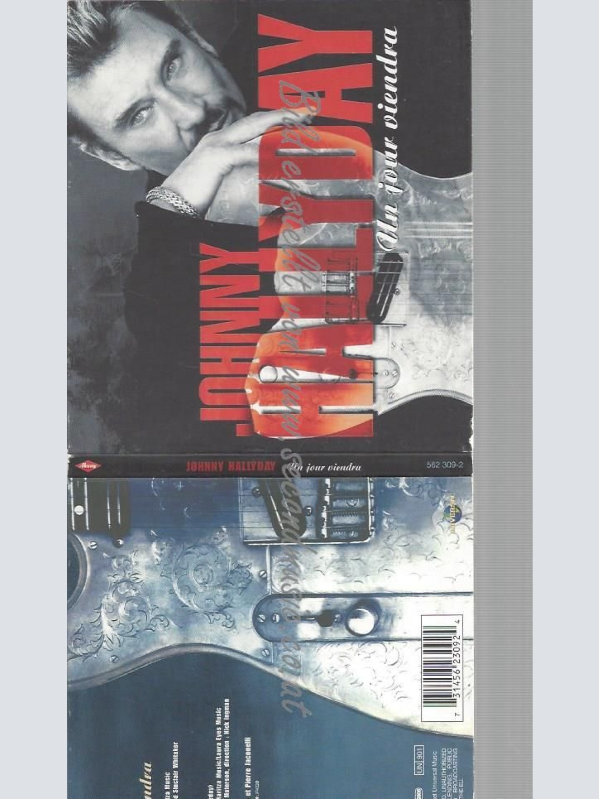 CD--JOHNNY HALLYDAY--UN JOUR VIENDRA