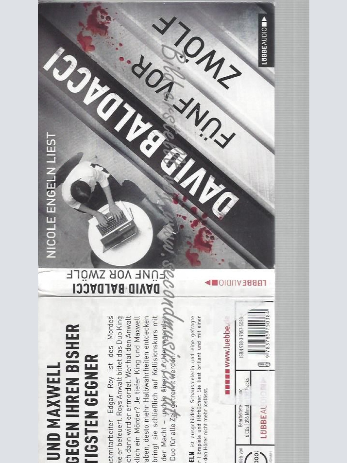 CD--DAVID BALDACCI  -FÜNF VOR ZWÖLF  GEKÜRZTE AUSGABE