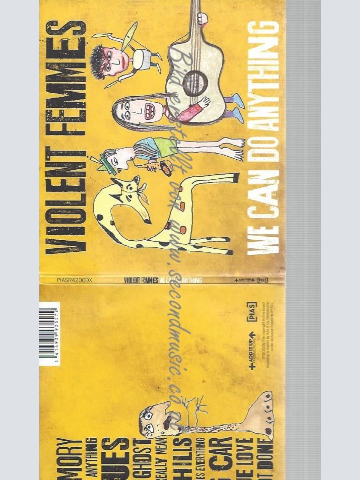 CD--VIOLENT FEMMES--WE CAN DO ANYTHING