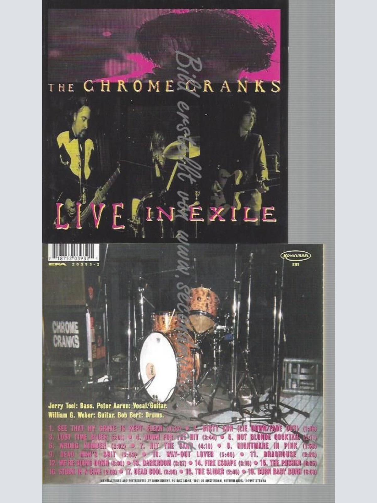 CD--THE CHROME CRANKS--LIVE IN EXILE
