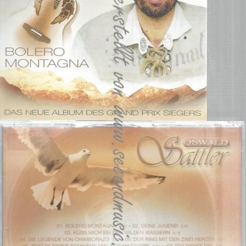 CD--OSWALD SATTLER--BOLERO MONTAGNA