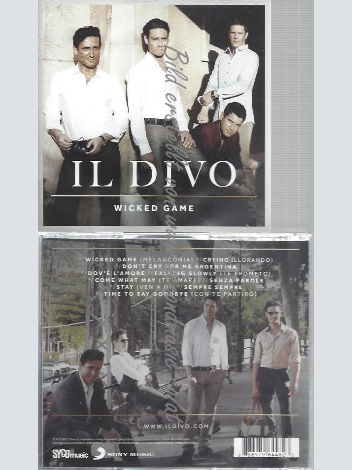 CD--IL DIVO--WICKED GAME. JANUAR