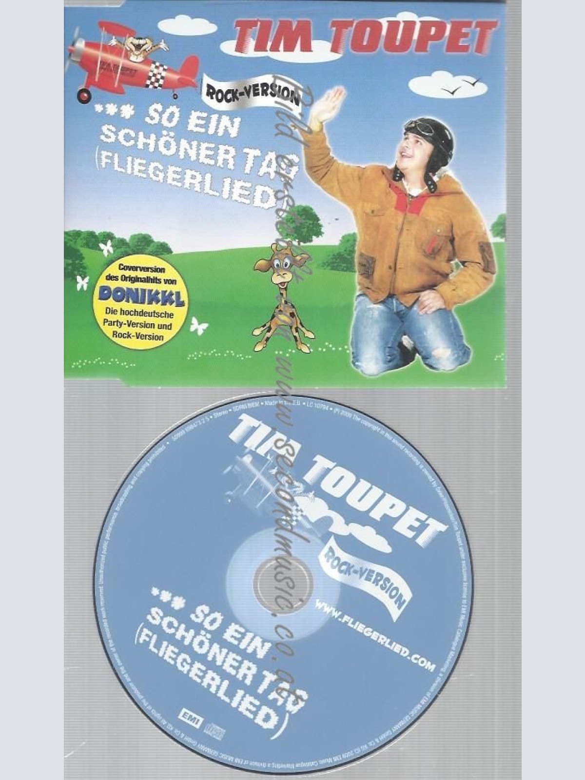 CD--TIM TOUPET--SO EIN SCHÖNER TAG -FLIEGERLIED-