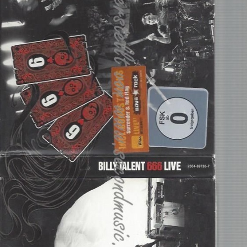 CD--BILLY TALENT-- LIVE -CD + DVD- | CD+DVD