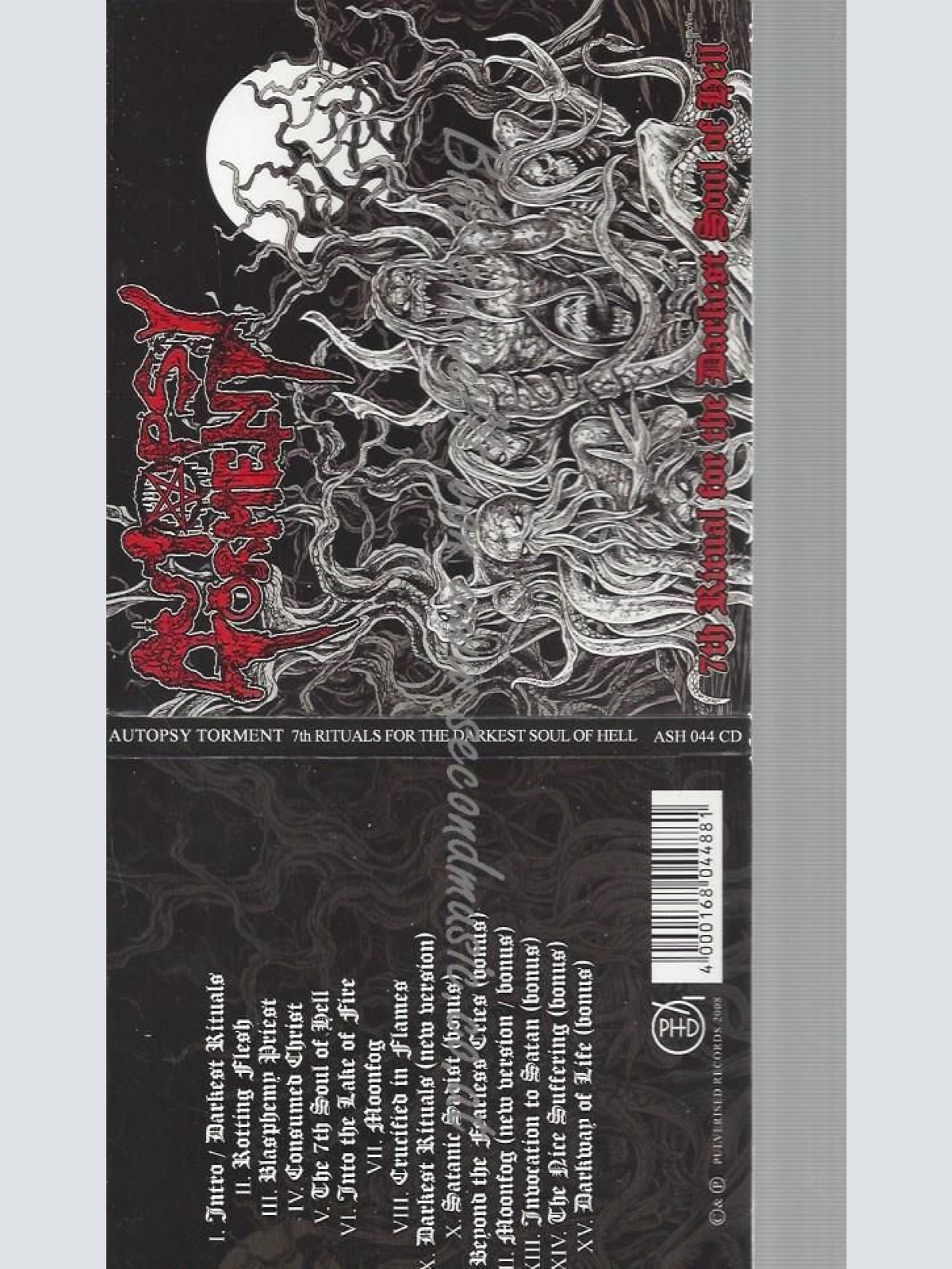 CD--AUTOPSY TORMENT--7TH RITUAL FOR THE DARKEST SOUL OF HELL [EXPLICIT]