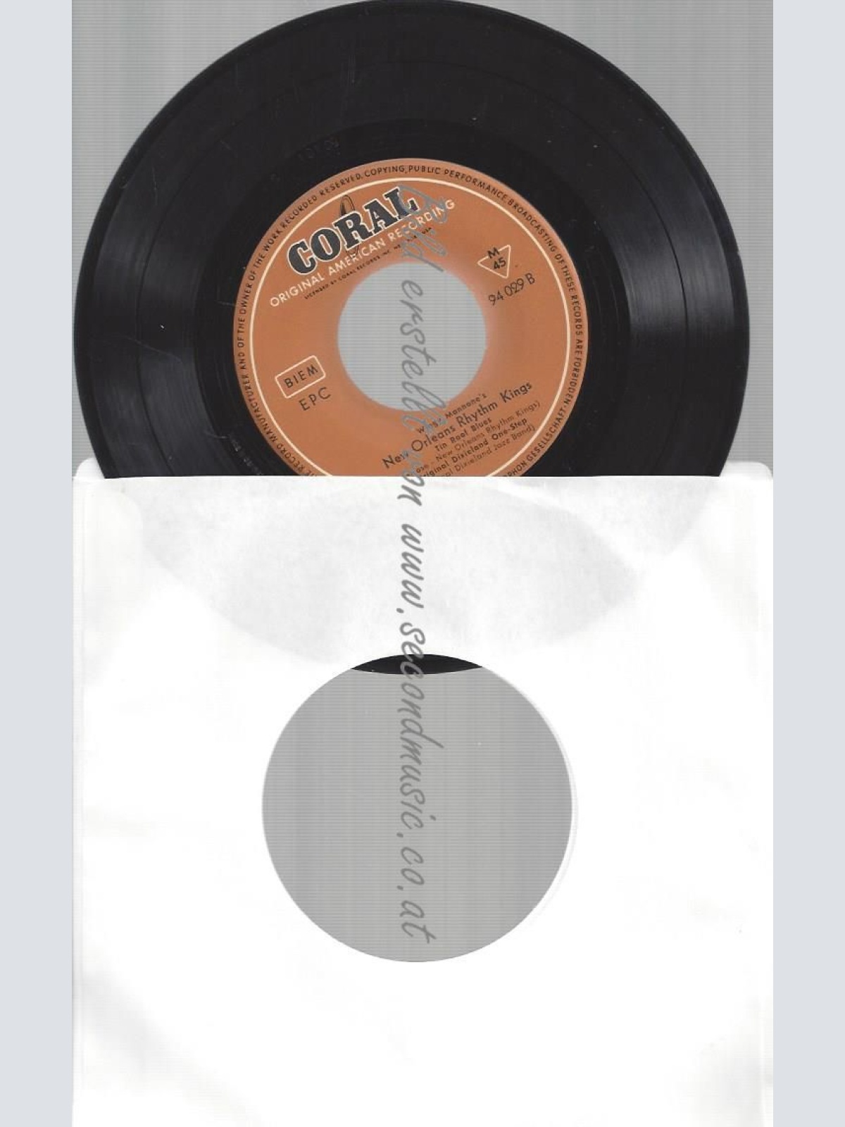 7"  Wingy Mannone's New Orleans Rhythm Kings