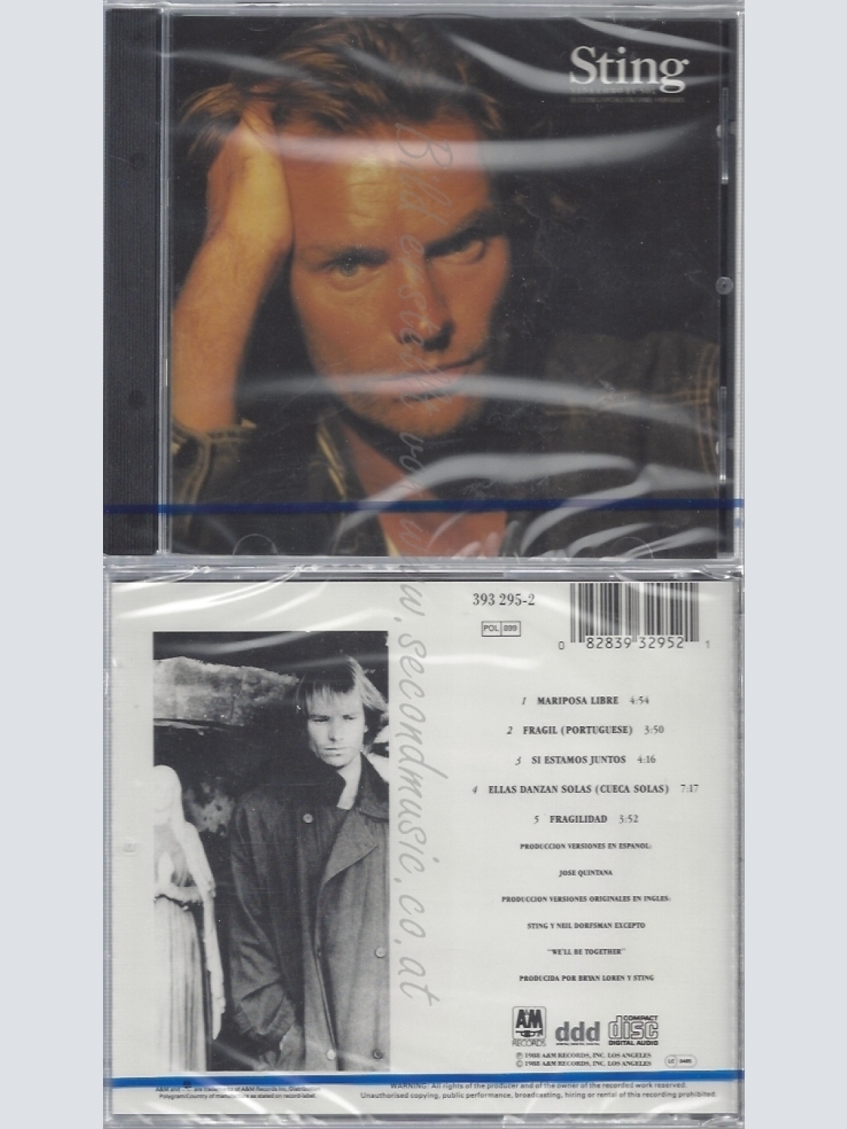 CD--NM-SEALED-STING -1987- -- NADA COMO EL SOL