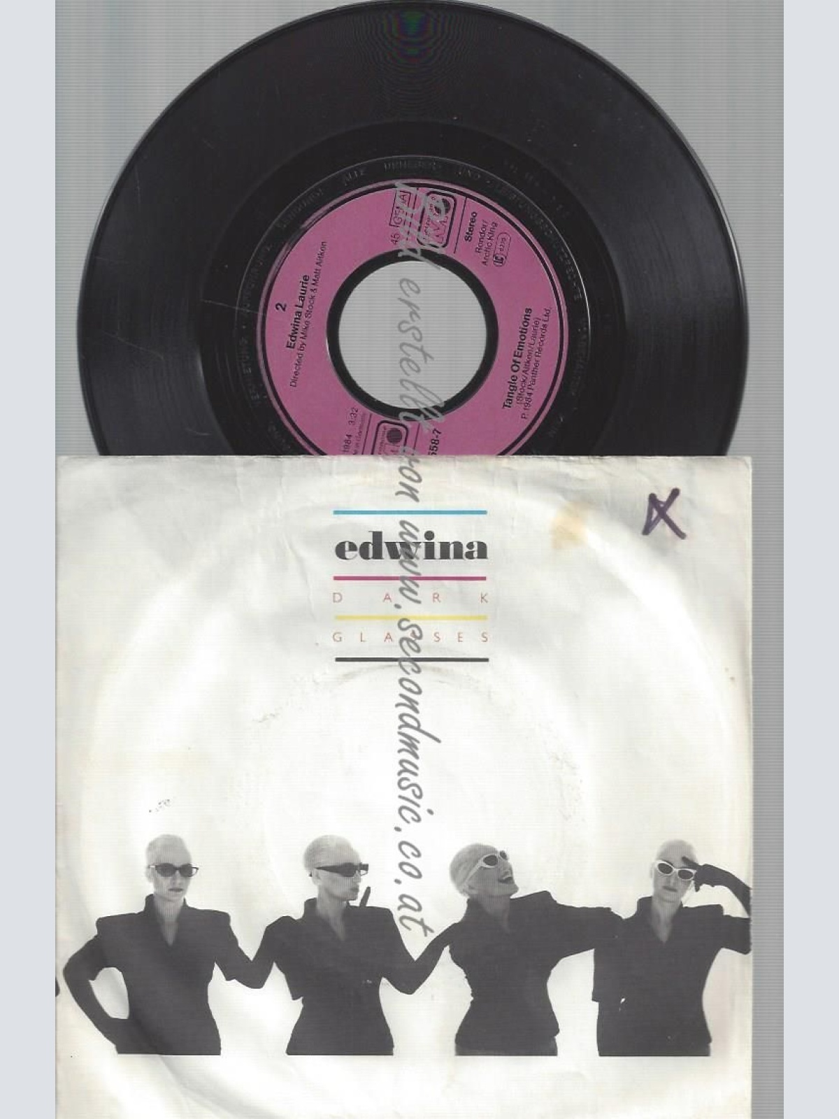 7" EDWINA DARK GLASSES