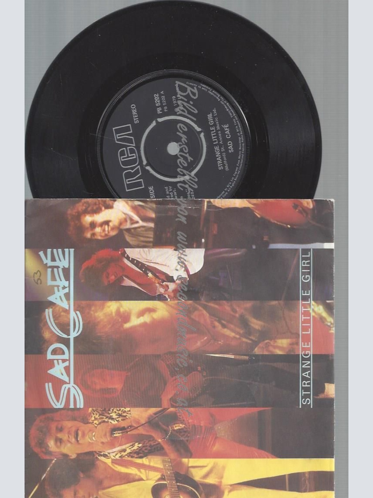 7"  SAD CAFE STRANGE LITTLE GIRL