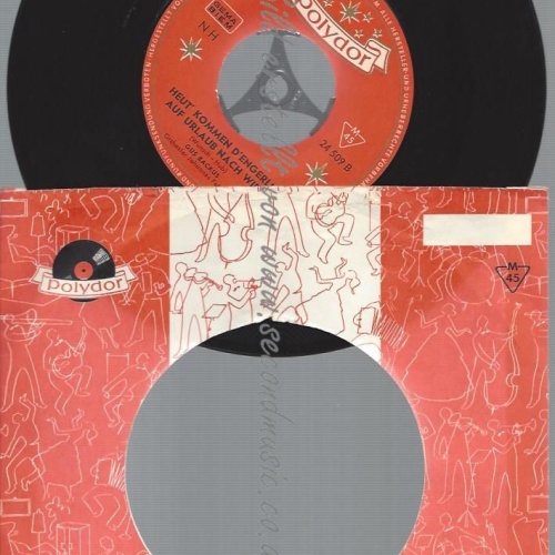 7" Gus Backus – I Bin A Stiller Zecher