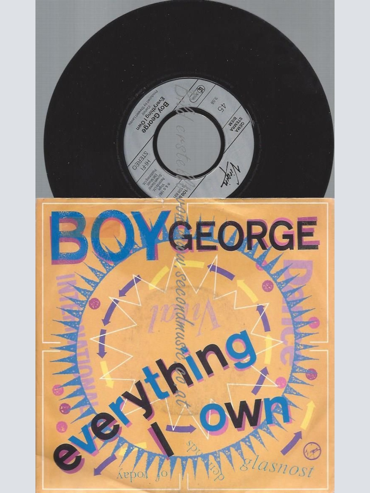 7"  Boy George – Everything I Own