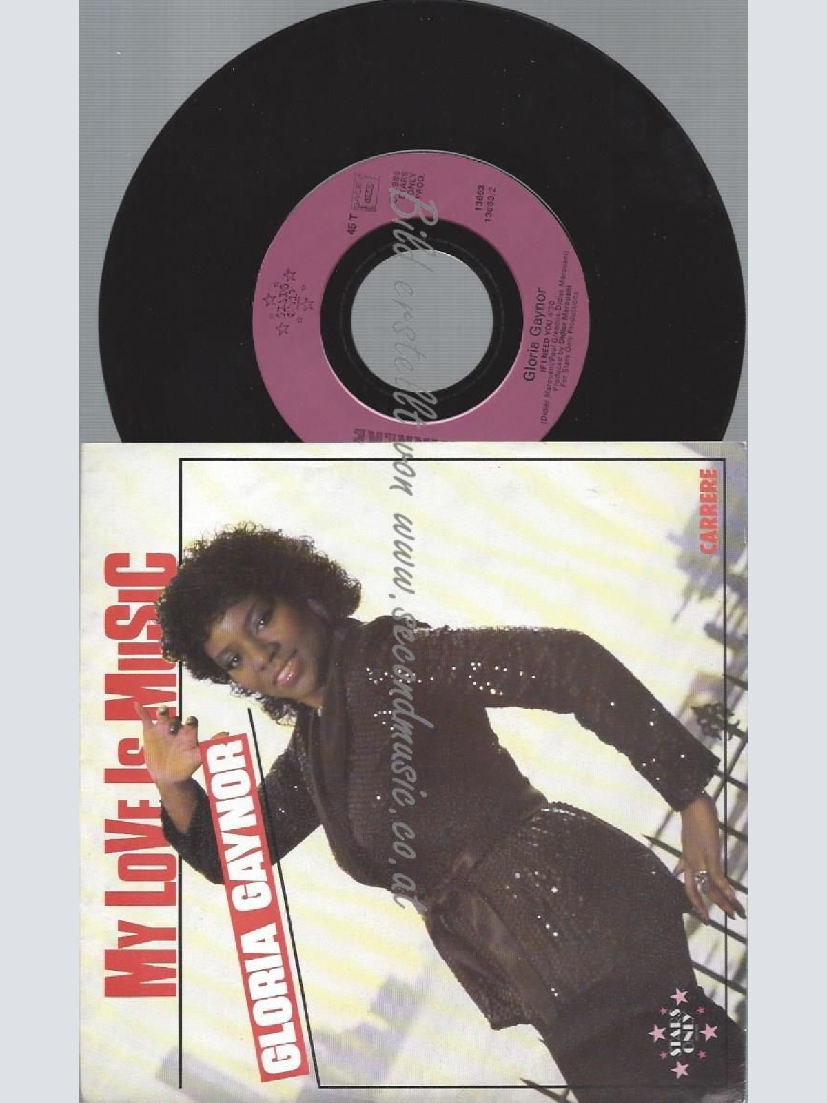 7"  Gloria Gaynor – My Love Is Music