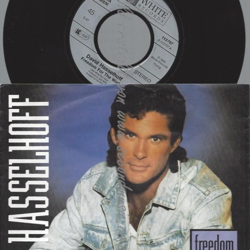 7"  David Hasselhoff  Freedom For The World