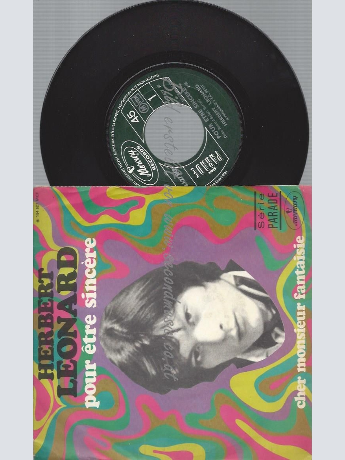 7"   Herbert Léonard  Pour Être Sincère