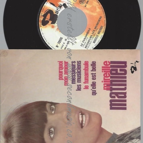 7" Mireille Mathieu – Qu'Elle Est Belle