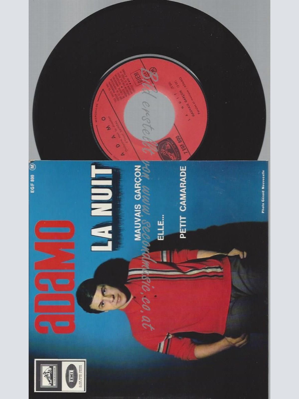 7"  Adamo  La Nuit