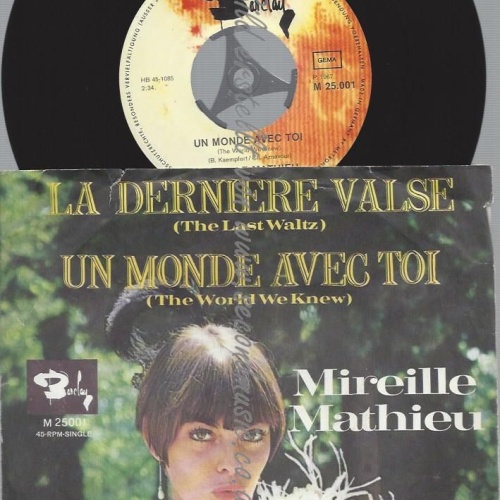 7" Mireille Mathieu  La Dernière Valse