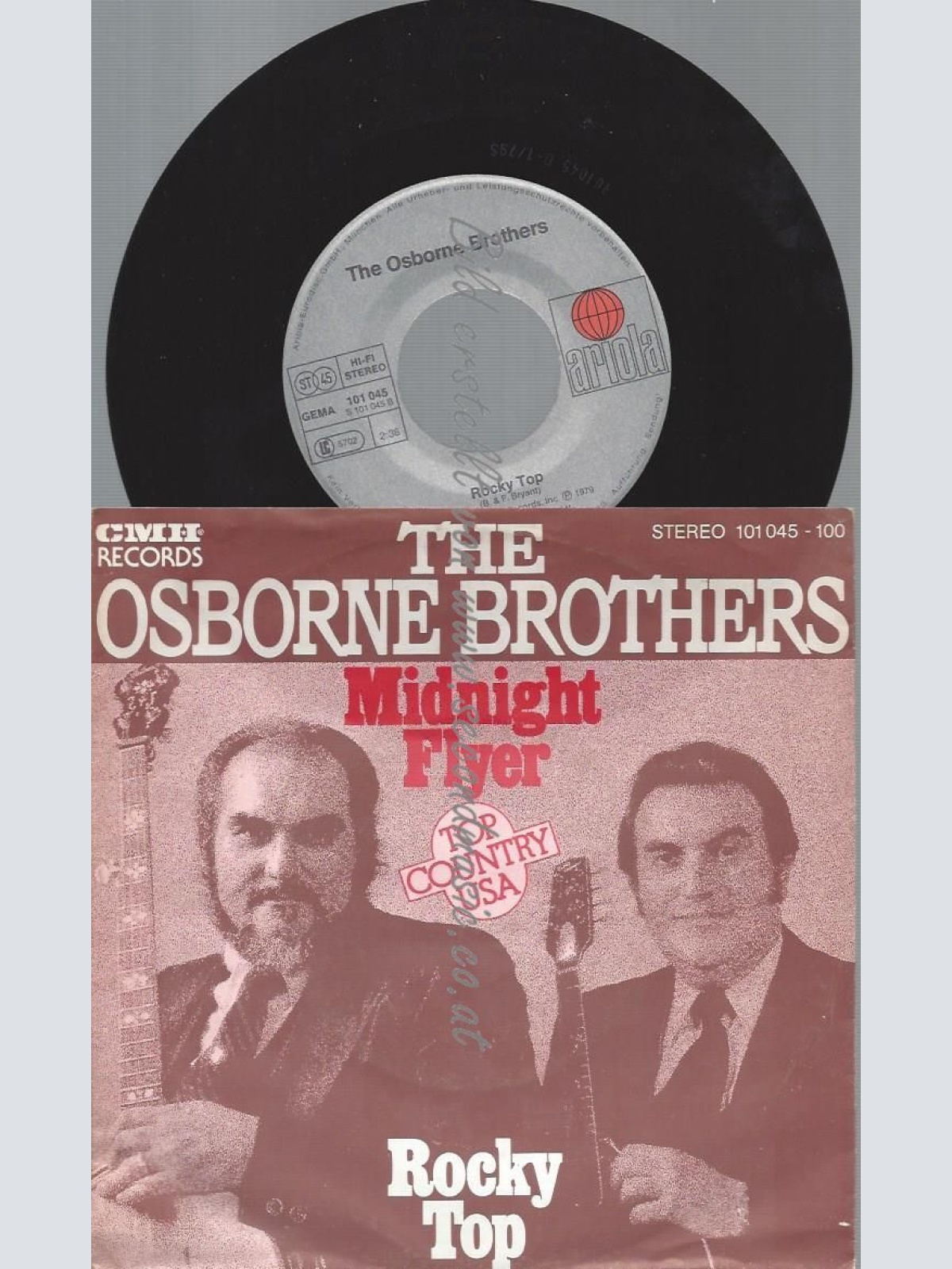7"  The Osborne Brothers  Midnight Flyer