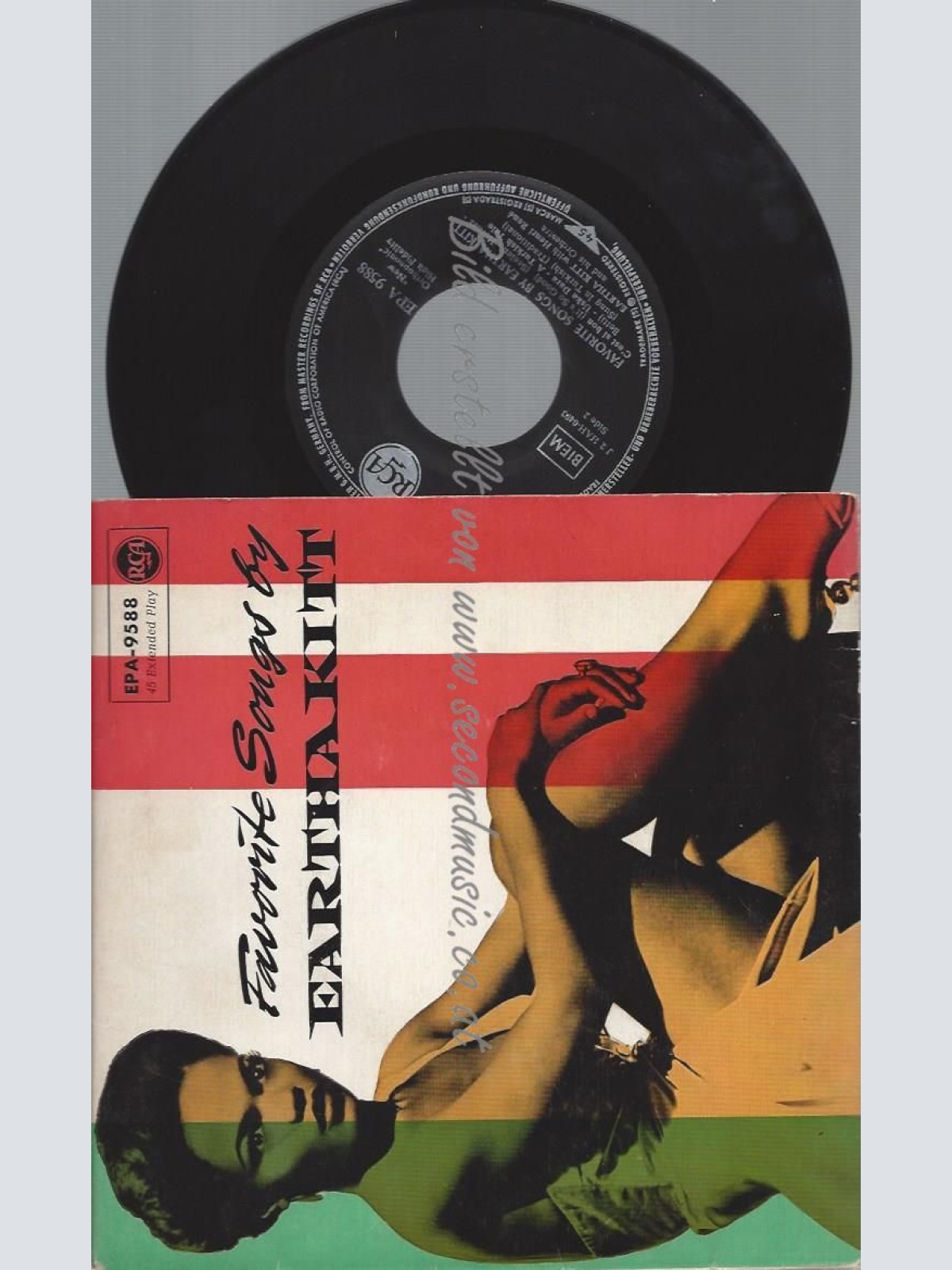 7"  Eartha Kitt – Favorite Songs By Eartha Kitt