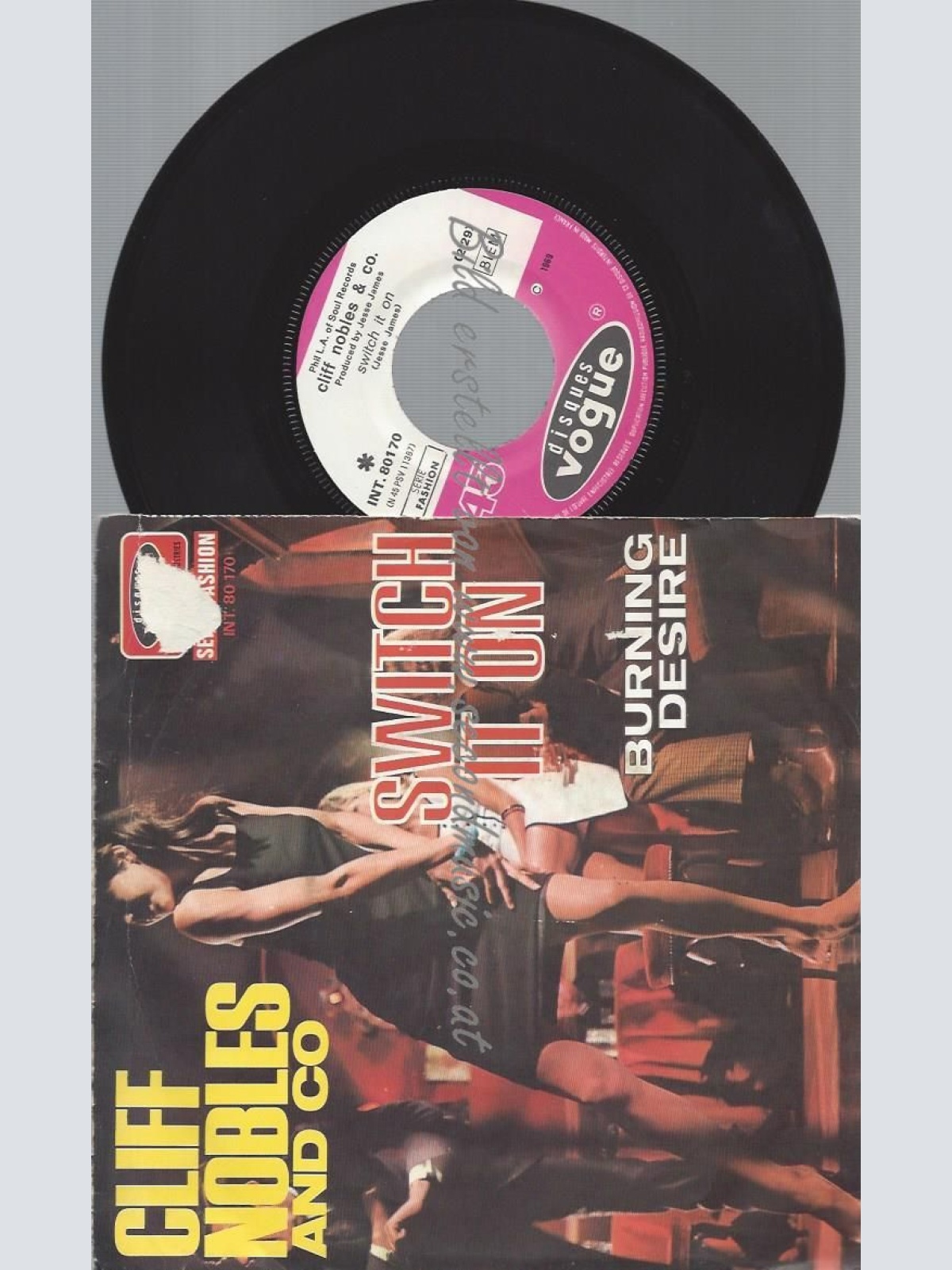 7"  Cliff Nobles & Co  Switch It On