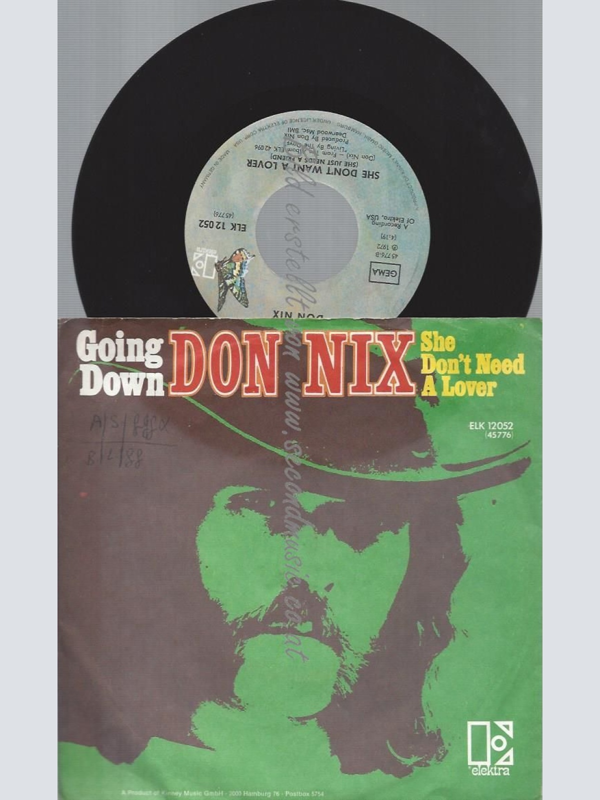 7"   Don Nix – Going Down