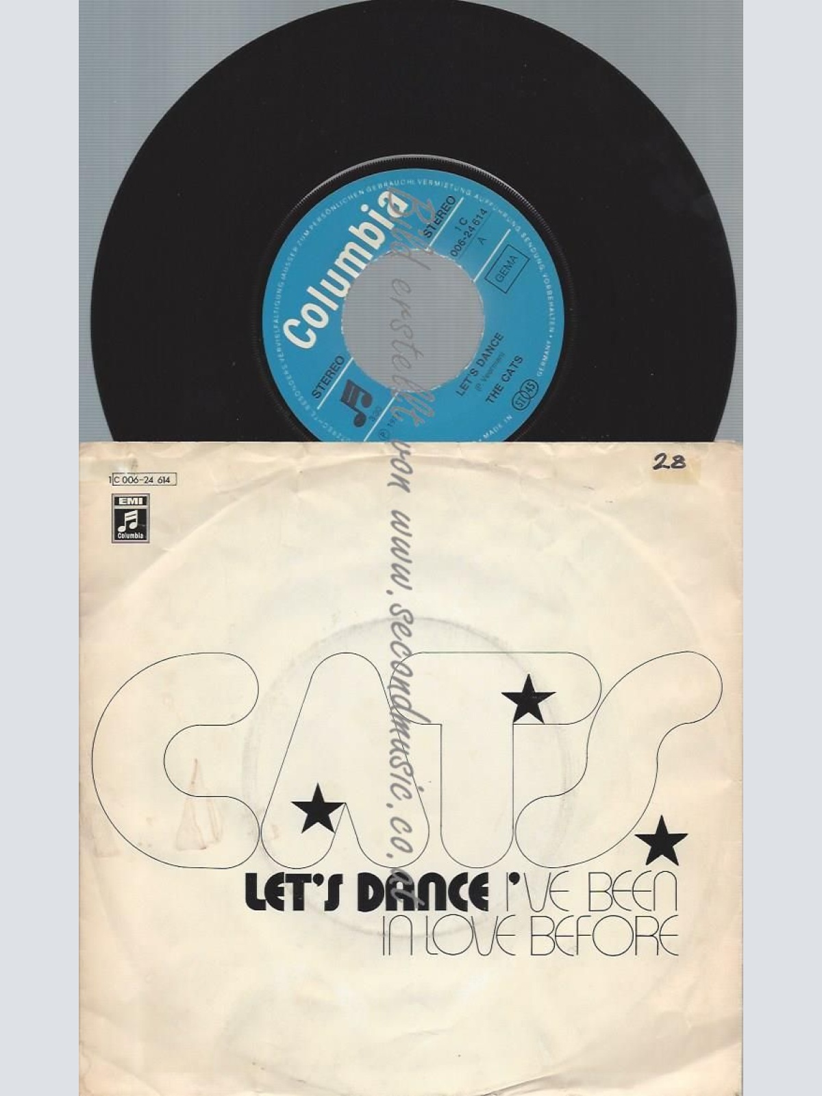 7"  The Cats  Let's Dance