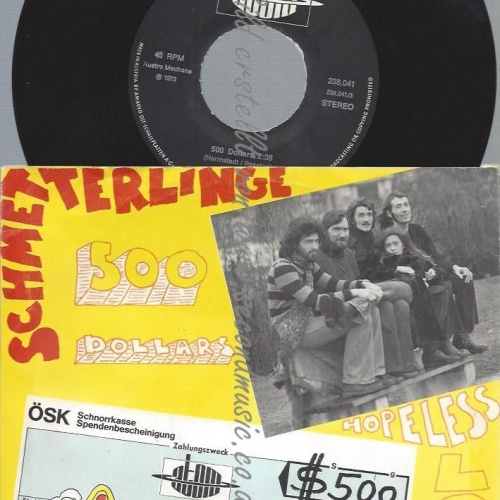 7"   Schmetterlinge – 500 Dollars  // ATOM