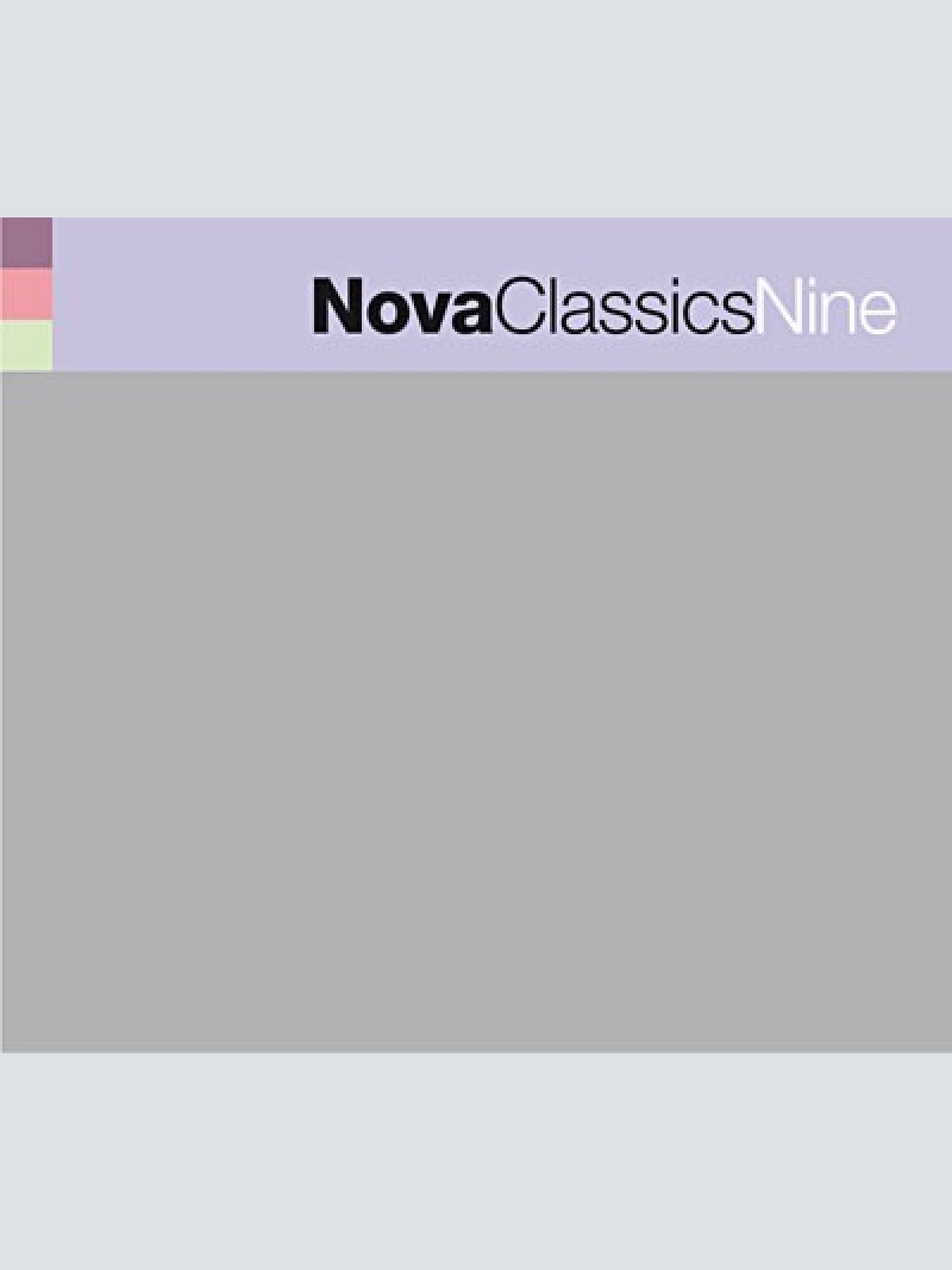 CD, Comp Various - Nova Classics Nine