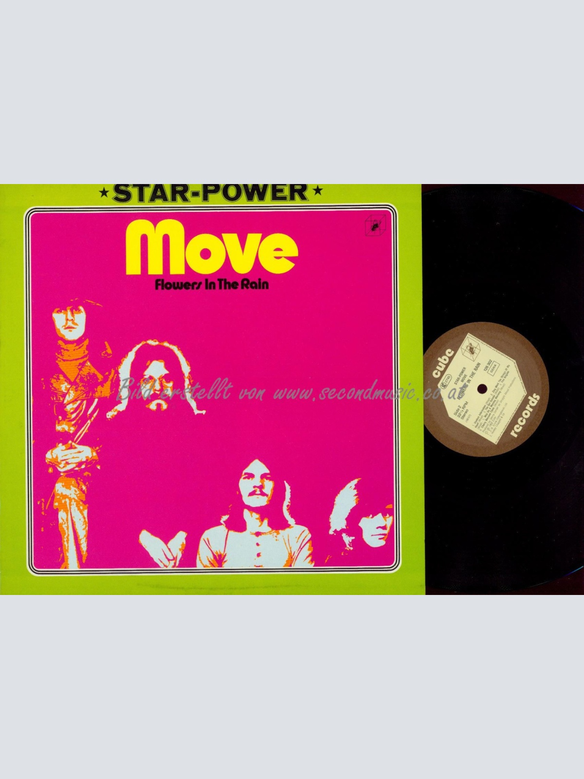 LP-- The Move – Flowers In The Rain