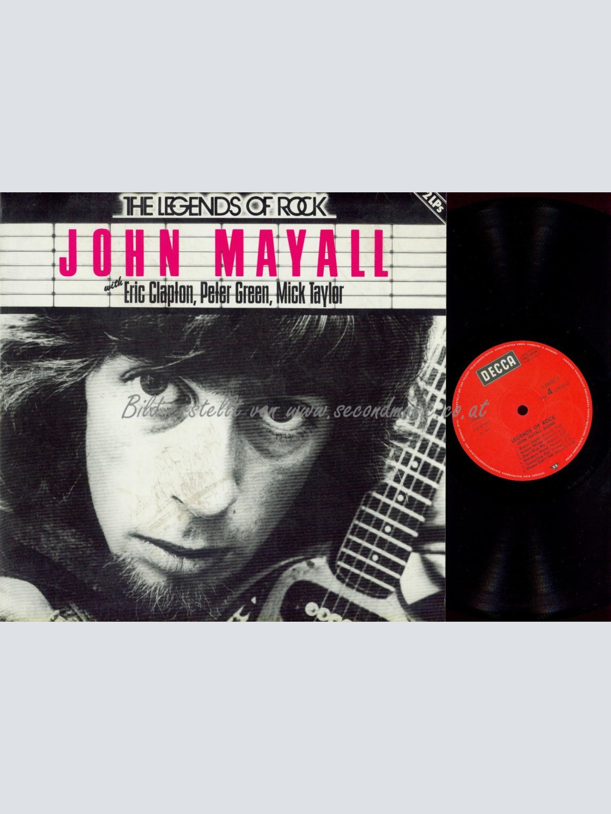 DLP--  John Mayall  The Legends Of Rock // DECCA GERMANY
